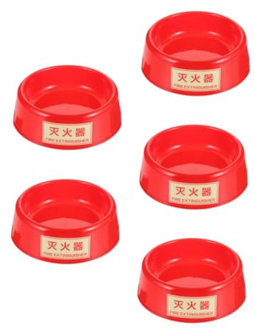Tofficu 5pcs Luminous Fire Extinguisher Base Stand for Extinguishers Bracket Mount Kit for Visibility and Secure Storage at Home Office
