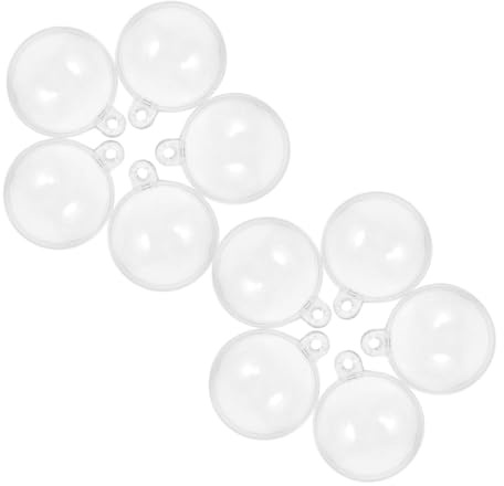 Garneck 10 Pièces Boule Flottante Transparente pour Aquarium Lot de Accessoires Décoratifs Stables et Faciles à Installer pour Réservoir Poissons Ornement Unique et Attrayant