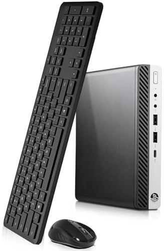 HP EliteDesk 800 G3 Desktop Mini Micro MFF Tiny DM PC i5 6500T 16GB RAM 512GB SSD Windows 11 Pro 1ND92EA#ABU (Renewed) | i5 6500T, 16GB RAM, 512GB SSD, Windows 11 Pro
