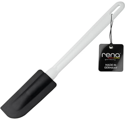 rena germany® Silikon-Teigschaber – Hochflexibel, Geschmacksneutral & Hitzebeständig bis 240°C – Spülmaschinengeeignet – Made in Germany – Küchenhelfer für Teig, Obst & Süßspeisen