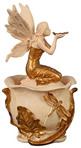 Veronese Design Märchenhafte Deckelschatulle Jugendstil Elfe Romantik AN10288AA Palazzo Exklusiv