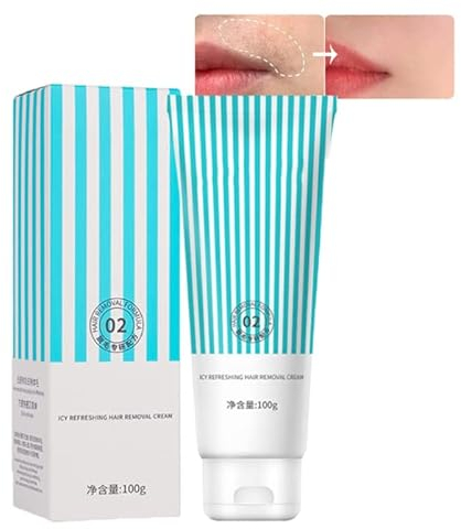 Skinetic Peach Fuzz Haarentfernungscreme, Oberlippe Haarentfernungscreme für Frauen, Erfrischende und sanfte Gesichtshaarentfernungscreme, für Gesichtsschnurrbart, Lippenhaar, feines Haar