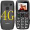 artfone C1+4G Téléphone Senior Portable Débloqué avec Grandes Touches丨Bouton SOS丨1800mAh Batterie丨Lampe Torche et Station de Charge丨Radio FM丨Big Volume丨Fonction d'annonce de l'heure丨1,8'' - Noir
