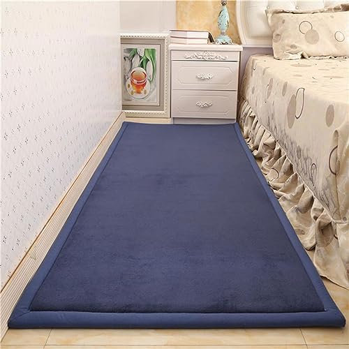 Single tree forest 2,5 cm Dicker Teppich Für Kinderzimmer, als Krabbeldecke fürs Kind, Yogamatte und Übungsauflage geeignet-Navy Blue-100 * 200cm
