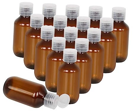 Mipcase 16pezzi Flaconi Ricaricabili Perdite Per Trucco Da Viaggio e Sostitutivi Per Emulsione Riutilizzabili Per Acqua e Lozione