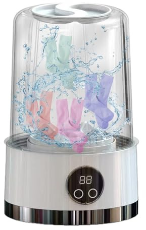 Laveuse de sous-vêtements portable | Sous-vêtements, culottes, chaussettes sans fil, machine à laver pour voyage, camping, dortoir, appartement