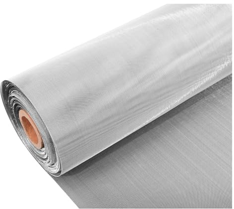 DMBBSAPBSH Grillage Fine Maille, Filtre de Cuisine Ultra-Doux en Treillis métallique en Acier Inoxydable for Le Bricolage et l'aération(1x7m)