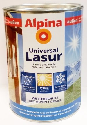 Alpina Universallasur weiss 2,5 Liter