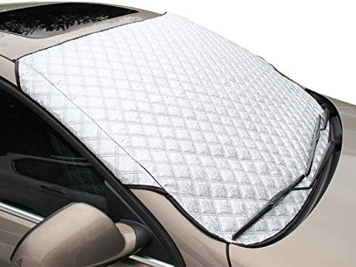 FREESOO XD01 Windscreen Frost Protector Car Snow Windshield Ice Cover Dust Sun Shade Morning Time Saver in All Weather Large