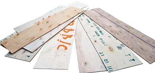 3-4 - 5-6 - 7mm Sperrholzplatten Multiplex Platten 37 x76cm Bastler Holz Stücke Holzreste Bastelholz, Menge wählen:20 Stück