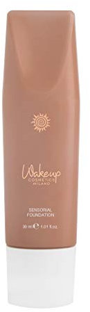 Wakeup Cosmetics - Sensorial Fluid Foundation, Leichte Fluid Foundation mit frischer und angenehmer Textur, Farbe NW35 Cocoa