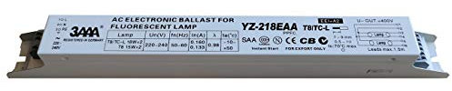 220-240V 3AAA YZ-218EAA AC Electronic Ballast Instant Start Fluorescent Lamp Electronic Ballast for T8/TC-L 18WX2 T8 15WX2 Lamps