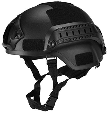 Military Tactical Helmet Airsoft Paintball Head Protector with Night Vision Sports Camera Mount
