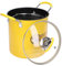 Sartén de acero inoxidable de 3 litros con filtro de aceite y tapa para cocina doméstica, diseño de red de drenaje de aceite, freidora de acero inoxidable, olla profunda, freidora