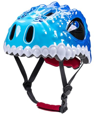 Kavolet Casco da bicicletta per bambini, skateboard per bambini e bambini piccoli, casco da dinosauro, ragazza e ragazzo, casco da skateboard regolabile, casco da pattinaggio traspirante, casco