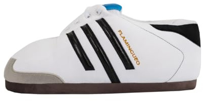 Flamingueo Unisex Drole Hausschuh, schwarz/weiß, 35/46 EU Weit