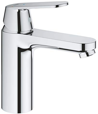 GROHE Eurosmart Cosmopolitan - Einhand-Waschtischarmatur (wassersparend, langlebige Oberfläche, 1/2), chrom, 2339800E