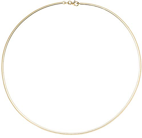 Jobo Damen-Halsreif aus 8 Karat 333 Gold 2 mm 45 cm