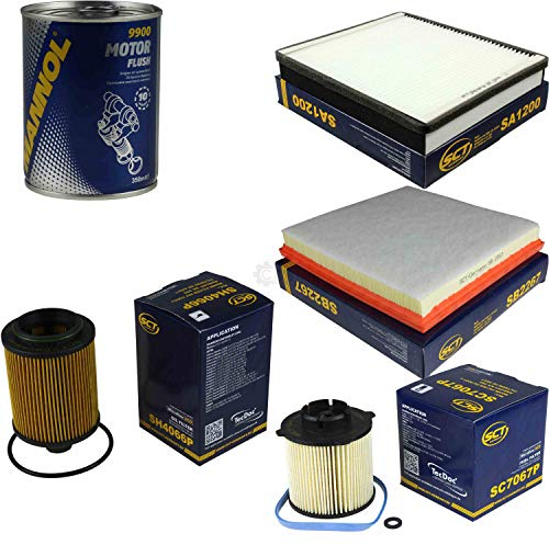 Original SCT Inspektionspaket Filter Set + Motor Flush Motorspülung 11584016