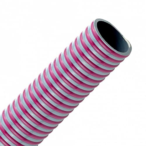 FLEXTUBE SE Ø 38mm (1 1/2 Zoll) | Meterware - PVC Spiralschlauch als Saugschlauch und Druckschlauch, dickwandig, elastisch, kältebeständig bis -20°C, UV-beständig