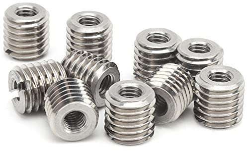 10 Stk Edelstahl-Reduziermutter mit Außengewinde | Befestigungs-Hardware zur Reduzierung von Gewindegrößen, aus korrosionsbeständigem Edelstahl, für allgemeine Montagearbeiten.