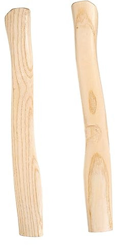 Cabilock 2stücke Ersatz Holzgriff Für Axt Und Beil Griffersatz Zubehör Für Campingwerkzeuge Holzteil Für Outdoor Hand Werkzeuge