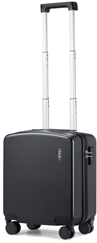 Hanke 16 Inch Underseat Small Carry On Luggage, Hard Shell with TSA Lock