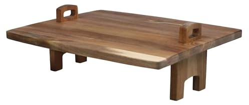 bar@drinkstuff Wooden Stacking Serving Board – Acacia Wood Tapas & Sharing Platter for Antipasti, Cheese & Appetisers – Stackable Food Display Board for Restaurants & Home Entertaining (36 x 30cm)