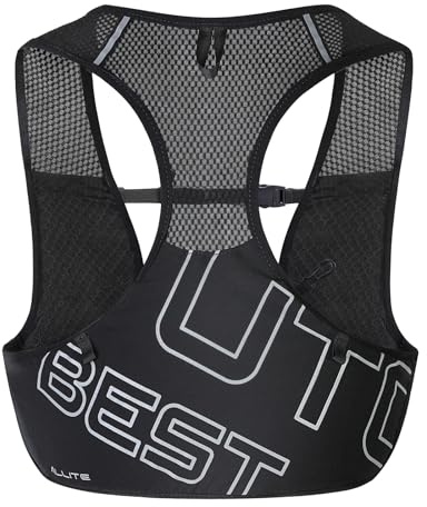 UTOBEST ALLITE Laufweste, leichter reflektierender Laufrucksack für Damen und Herren, atmungsaktiv, verstellbare Handyhalterweste für Marathon, Laufen, SM (nur Weste)