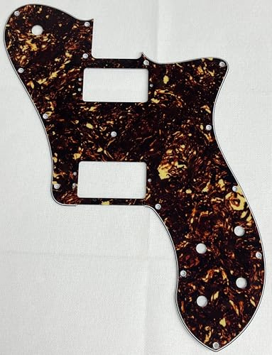 For Fit Fender Professional Tele Deluxe Shawbucker Style Guitar Pickguard (4-lagig Brown Tortoise)