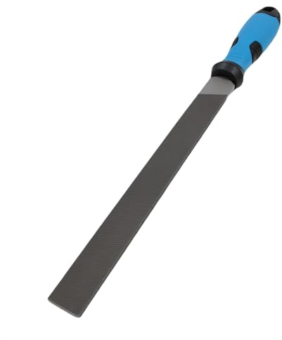 JD Brands 8-Inch Flat File – Carbon Steel Second Cut Hand File for Metal, Wood & Plastic – Precision Filing Tool for Workshop & DIY Use
