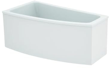 Baignoire asymétrique IDEAL STANDARD i.life 160x90 cm version gauche avec tablier