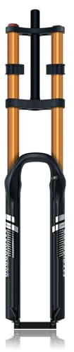 DHNCBGFZ Mountain Bike Suspension Fork 26 27.5 29 Inch Double Shoulder Fork 1-1/8 Straight Tube Disc Brake Air Fork Travel 160mm Manual Lockout QR 9MM(Non-Damping,29'')