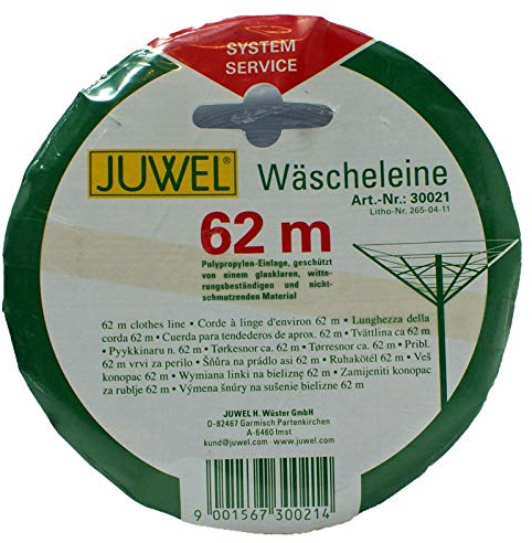 Juwel Wäschespinnen-Leine, Länge 62m