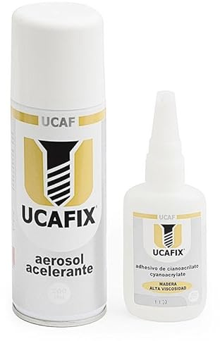 Ferretería sobrinos Pegamento Instantáneo Kit (Cianocrilato 50 ml + Acelerador 200 ml)