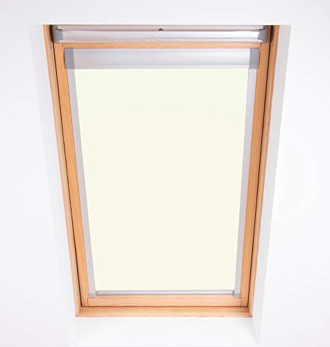 Bloc Skylight Rollo für Velux Dachfenster Blockout, weiß, SK06, B96 x H98 cm