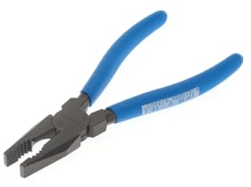 GEDORE Combination pliers for cutting/holding/twisting, Long cutting edges, Non-slip handles, European pattern, Length 160 mm, 8245-160 TL