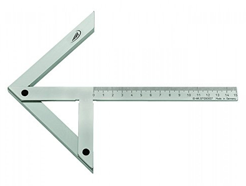 Helios Preisser 380106 Präzisions-Zentrierwinkel D875/I, 250 x 160 mm