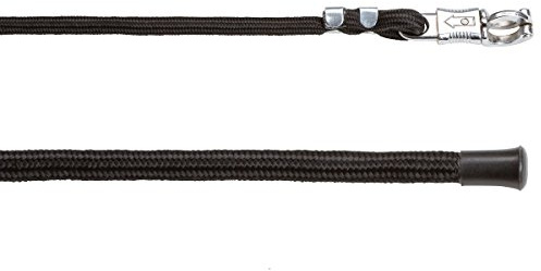 Kerbl Strick Führstrick Dexter mit Panikhaken, Schwarz, 323581