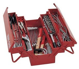 USAG U06460016 646/5AP Cassetta 646/5V con Assortimento Base 496 AP2, 66 Pezzi
