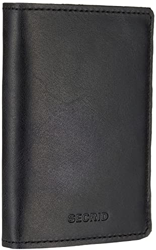 Secrid Kartenetui Slimwallet mit RFID-Schutz in der Farbe Black in der Größe 6,8x10,2x1,6 cm, SV-Black