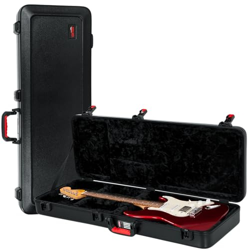 Gator Cases Molded Flight Case für Strat/Tele Style E-Gitarren mit TSA-zugelassenem Verschluss (GTSA-GTRELEC)