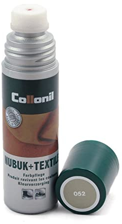 Collonil Nubuk und Textil, Reparaturprodukt für Schuhe, Unisex, Erwachsene, Dunkelbraun, 75 ml, beige, 0