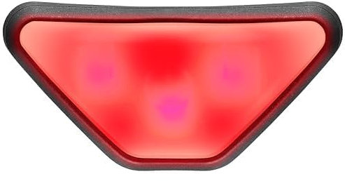 uvex Plug-in LED – passend für uvex urban Planet - Zubehör für Damen und Herren - inkl. Klippbefestigung - Dauer- oder Blinklicht - Black-red - one Size