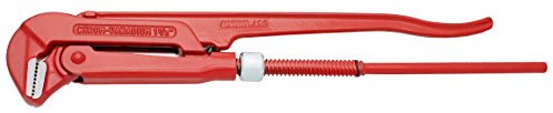 Unior 480/6 Rohrzange 90 Grad, gebogen, 3 Zoll