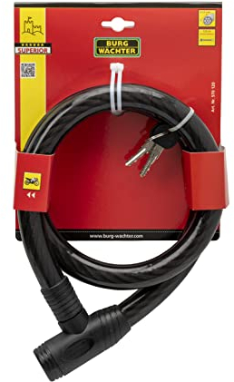 Burg-Wächter Stahlseil-Schloss, 2 Schlüssel, Länge: 120 cm, 570 120