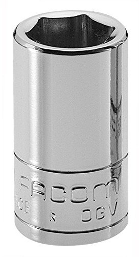 FACOM 1/4 inch Socket Wrench, 6 Point, 9/16, 1 Piece, R.9/16