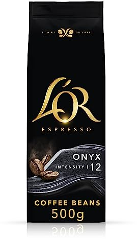 L'OR Espresso Onyx Coffee Beans 500g Intensity 12