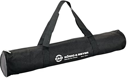 K&M 10811 Sac de transport noir - tissu en nylon indéchirable et imperméable - optimal pour le pupitre 10810