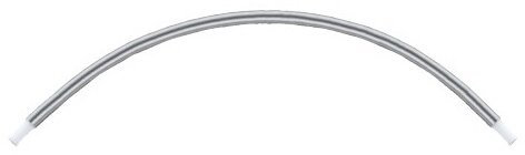 Keuco 14925170000 Plan Rohrbogen 90 Grad Aluminium, silber-eloxiert